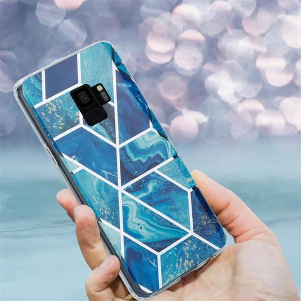 Samsung Galaxy S9 PLUS Suojakotelo Suojakuori valmistettu TPU silikoni kuvio mosaiikki