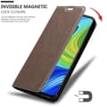 Miniatyrbild 7 av 8: Xiaomi RedMi NOTE 9 Fodral Skal Plånboksfodral Case med magnetisk stängning, ståfunktion och kortficka