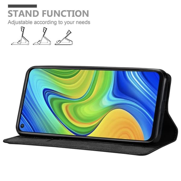 Xiaomi RedMi NOTE 9 Fodral Skal Plånboksfodral Case med magnetisk stängning, ståfunktion och kortficka