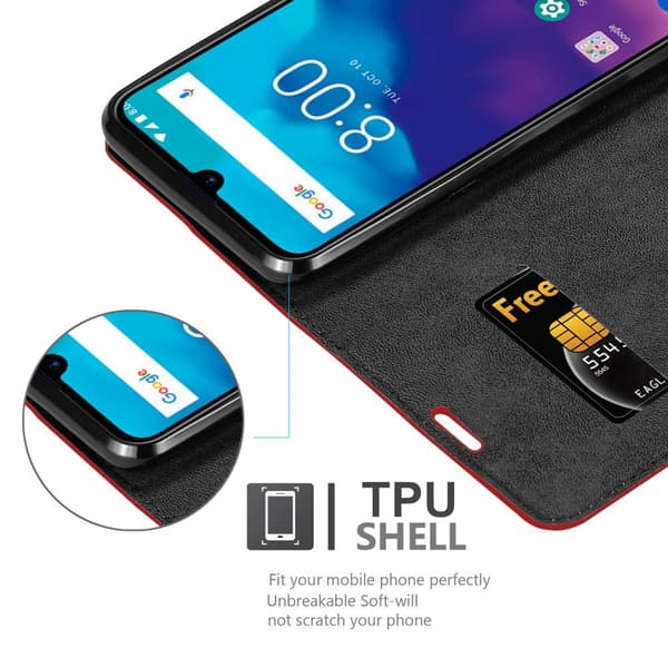 ZTE Blade V10 VITA Fodral Skal Plånboksfodral Case med magnetisk stängning, ståfunktion och kortficka