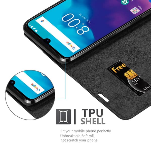 ZTE Blade V10 VITA Fodral Skal Plånboksfodral Case med magnetisk stängning, ståfunktion och kortficka