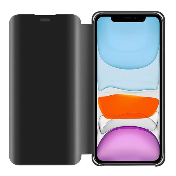iPhone 11 Skal Plånboksfodral Clear View Mirror Skyddsomslag med standfunktion 360 graders skydd