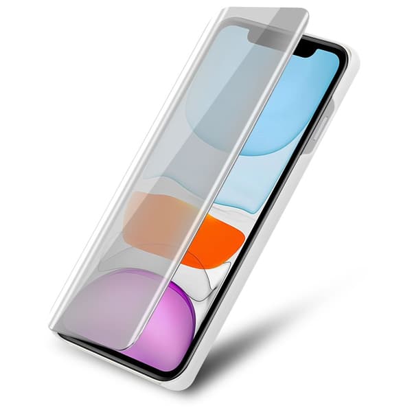 iPhone 11 Skal Plånboksfodral Clear View Mirror Skyddsomslag med standfunktion 360 graders skydd