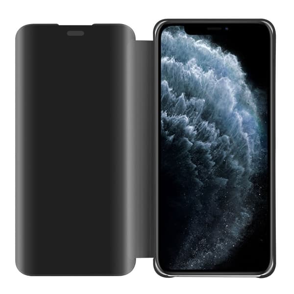 Etui for iPhone 11 PRO Deksel Clear View Mirror Beskyttelsesetui med stativfunksjon 360 graders beskyttelse