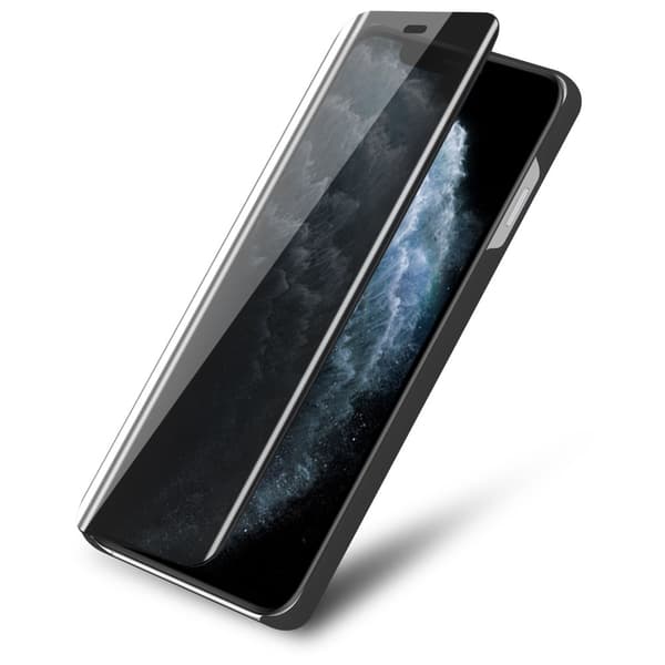 Etui for iPhone 11 PRO Deksel Clear View Mirror Beskyttelsesetui med stativfunksjon 360 graders beskyttelse