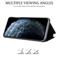 Miniatyrbilde 5 av 7: Etui for iPhone 11 PRO Deksel Clear View Mirror Beskyttelsesetui med stativfunksjon 360 graders beskyttelse