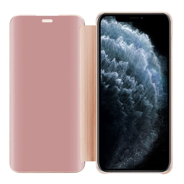 Etui for iPhone 11 PRO Deksel Clear View Mirror Beskyttelsesetui med stativfunksjon 360 graders beskyttelse