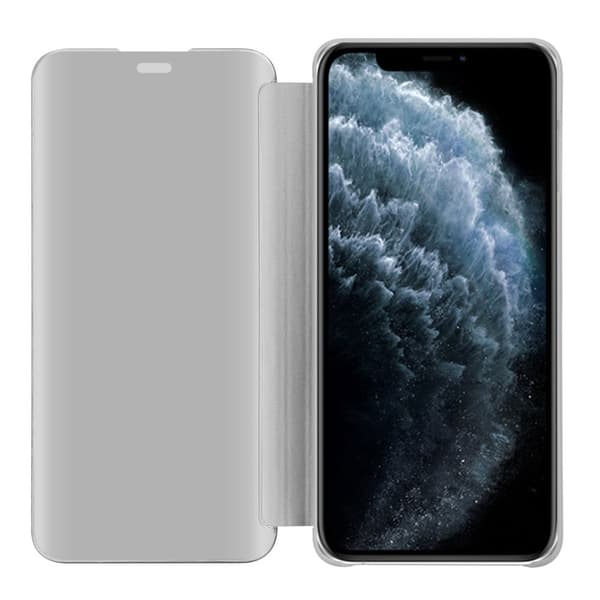 Etui for iPhone 11 PRO Deksel Clear View Mirror Beskyttelsesetui med stativfunksjon 360 graders beskyttelse
