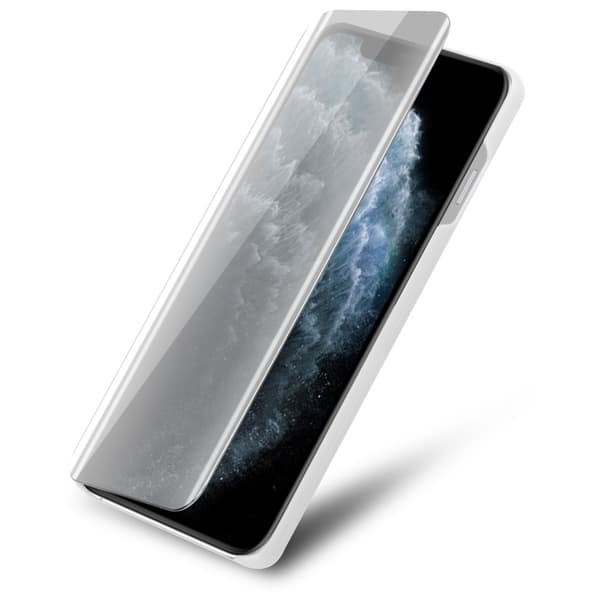 Etui for iPhone 11 PRO Deksel Clear View Mirror Beskyttelsesetui med stativfunksjon 360 graders beskyttelse