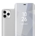 Miniatyrbilde 1 av 7: Etui for iPhone 11 PRO Deksel Clear View Mirror Beskyttelsesetui med stativfunksjon 360 graders beskyttelse