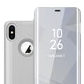 Miniatyrbild 1 av 7: iPhone X / XS Skal Plånboksfodral Clear View Mirror Skyddsomslag med standfunktion 360 graders skydd