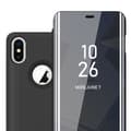 Miniatyrbild 1 av 7: iPhone X / XS Skal Plånboksfodral Clear View Mirror Skyddsomslag med standfunktion 360 graders skydd