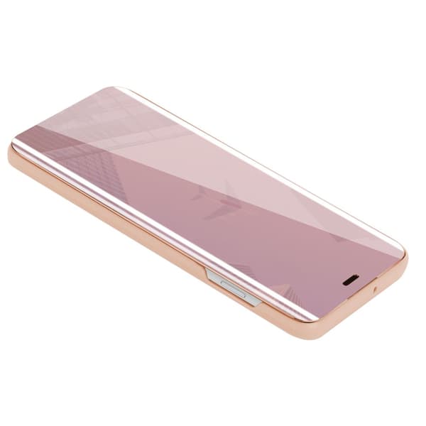 Etui for iPhone 7 / 7S / 8 / SE 2020 Deksel Clear View Mirror Beskyttelsesetui med stativfunksjon 360 graders beskyttelse