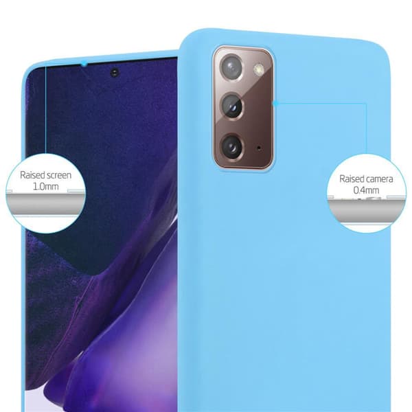 Samsung Galaxy NOTE 20 Skal Fodral Case Cover Mobilskydd av flexibelt TPU-silikon