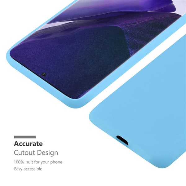 Samsung Galaxy NOTE 20 Skal Fodral Case Cover Mobilskydd av flexibelt TPU-silikon
