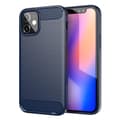 Pikkukuva 2 / 11: Apple iPhone 12 MINI Suojakuori Suojakotelo joustavasta TPU-silikonista ruostumattoman teräksen ja hiilikuidun näköisenä