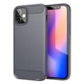 Pikkukuva 1 / 7: Apple iPhone 12 MINI Suojakuori Suojakotelo joustavasta TPU-silikonista ruostumattoman teräksen ja hiilikuidun näköisenä