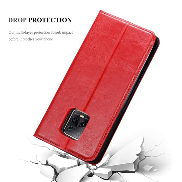 Xiaomi RedMi 10X 5G / RedMi 10X PRO 5G Fodral Skal Plånboksfodral Case med magnetisk stängning, ståfunktion och kortficka
