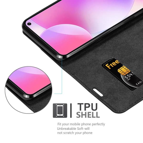 Lommebokdeksel til Xiaomi RedMi K30 / K30i 5G Deksel med magnetisk lukking, stativfunksjon og kortlomme