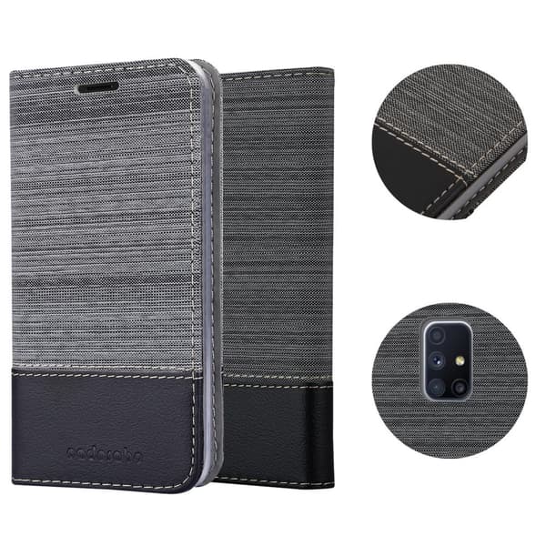 Samsung Galaxy M51 Skal Plånboksfodral med magnetisk stängning, ståfunktion och kortficka