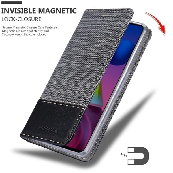 Samsung Galaxy M51 Skal Plånboksfodral med magnetisk stängning, ståfunktion och kortficka