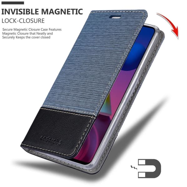 Samsung Galaxy M51 Skal Plånboksfodral med magnetisk stängning, ståfunktion och kortficka