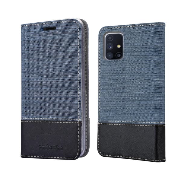 Samsung Galaxy M51 Skal Plånboksfodral med magnetisk stängning, ståfunktion och kortficka