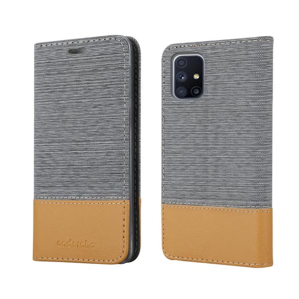 Samsung Galaxy M51 Skal Plånboksfodral med magnetisk stängning, ståfunktion och kortficka