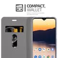 Miniatyrbild 3 av 8: Nokia 2.3 Skal Plånboksfodral med magnetisk stängning, ståfunktion och kortficka