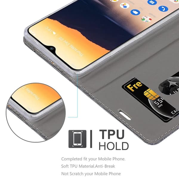 Nokia 2.3 Skal Plånboksfodral med magnetisk stängning, ståfunktion och kortficka