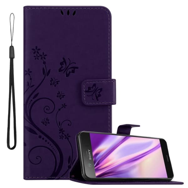 Sony Xperia XZ1 COMPACT Pungetui Cover Blomster ()