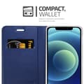 Pikkukuva 5 / 9: Apple iPhone 12 MINI Suojakotelo Suojakuori Lompakkokotelo Matkapuhelinkotelo jossa magneettisuljenta, jalusta-toiminto ja korttitasku