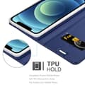 Pikkukuva 6 / 9: Apple iPhone 12 MINI Suojakotelo Suojakuori Lompakkokotelo Matkapuhelinkotelo jossa magneettisuljenta, jalusta-toiminto ja korttitasku