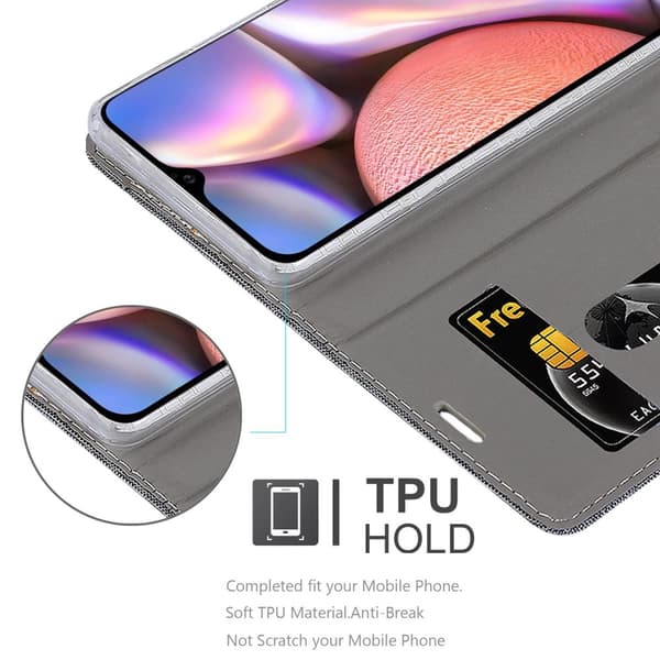 Samsung Galaxy A10s / M01s Suojakotelo Suojakuori Lompakkokotelo Matkapuhelinkotelo jossa magneettisuljenta, jalusta-toiminto ja korttitasku