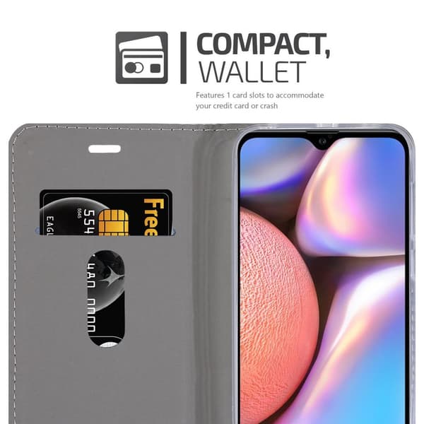 Deksel til Samsung Galaxy A10s / M01s Lommebokdeksel med magnetisk lukking, stativfunksjon og kortlomme