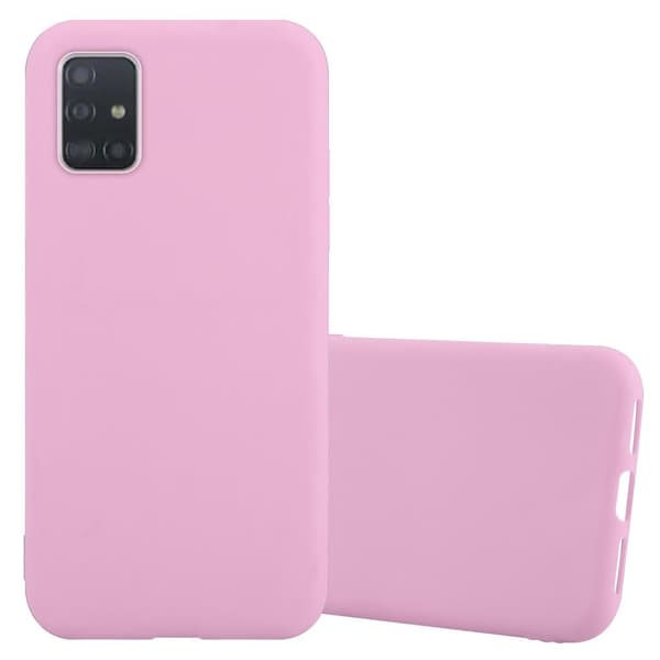 Samsung Galaxy A52 (4G / 5G) / A52s Suojakuori Suojakotelo CANDY VAALEANPUNAINEN