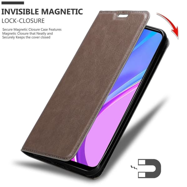 Xiaomi RedMi 9 Suojakotelo Suojakuori Lompakkokotelo Matkapuhelinkotelo jossa magneettisuljenta, jalusta-toiminto ja korttitasku