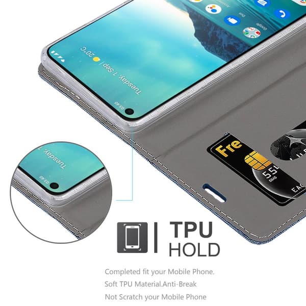 Nokia 3.4 Skal Plånboksfodral med magnetisk stängning, ståfunktion och kortficka