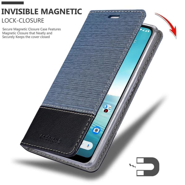 Nokia 3.4 Skal Plånboksfodral med magnetisk stängning, ståfunktion och kortficka