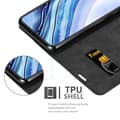 Miniatyrbilde 5 av 8: Lommebokdeksel til Xiaomi RedMi NOTE 9 PRO / NOTE 9S Deksel med magnetisk lukking, stativfunksjon og kortlomme