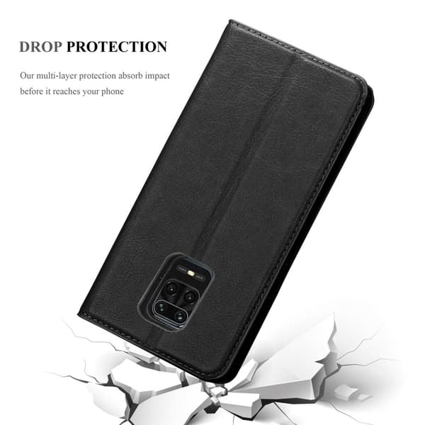 Lommebokdeksel til Xiaomi RedMi NOTE 9 PRO / NOTE 9S Deksel med magnetisk lukking, stativfunksjon og kortlomme