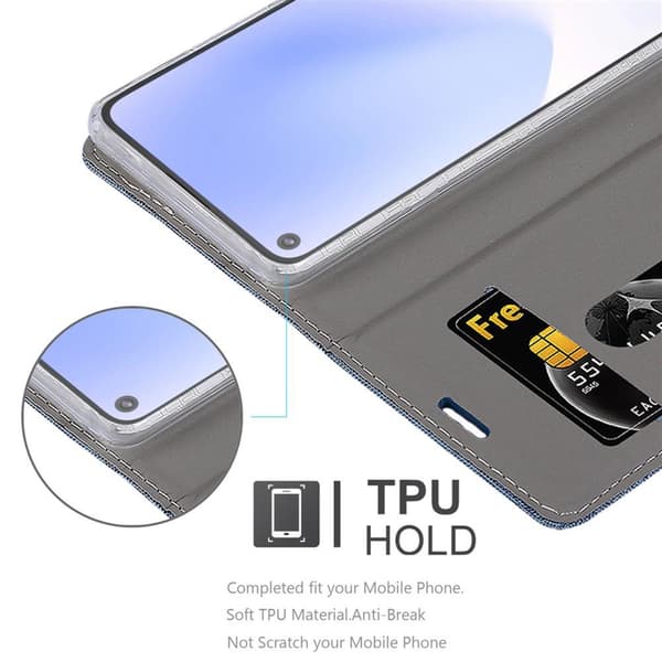 Deksel til Google PIXEL 5 XL Lommebokdeksel med magnetisk lukking, stativfunksjon og kortlomme