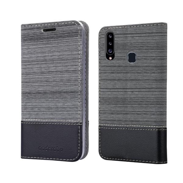 Samsung Galaxy A20 / A30 / M10s Skal Plånboksfodral med magnetisk stängning, ståfunktion och kortficka