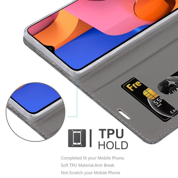 Samsung Galaxy A20 / A30 / M10s Suojakotelo Suojakuori Lompakkokotelo Matkapuhelinkotelo jossa magneettisuljenta, jalusta-toiminto ja korttitasku