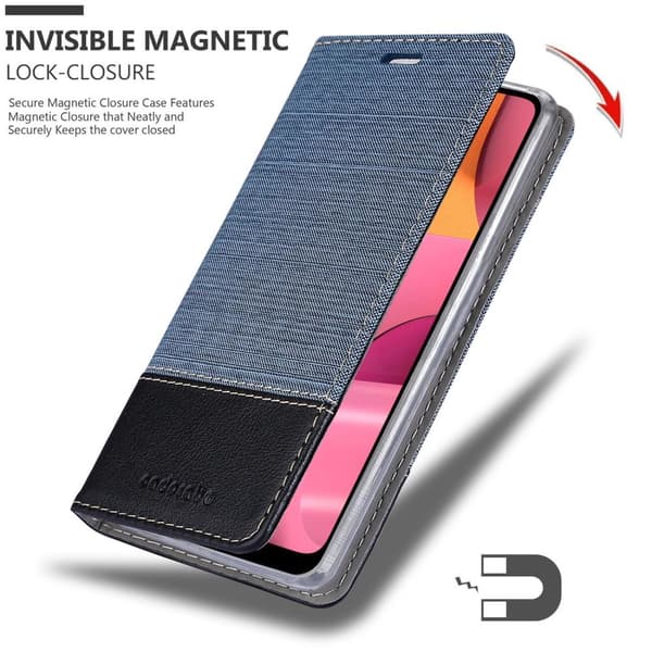 Deksel til Samsung Galaxy A20 / A30 / M10s Lommebokdeksel med magnetisk lukking, stativfunksjon og kortlomme
