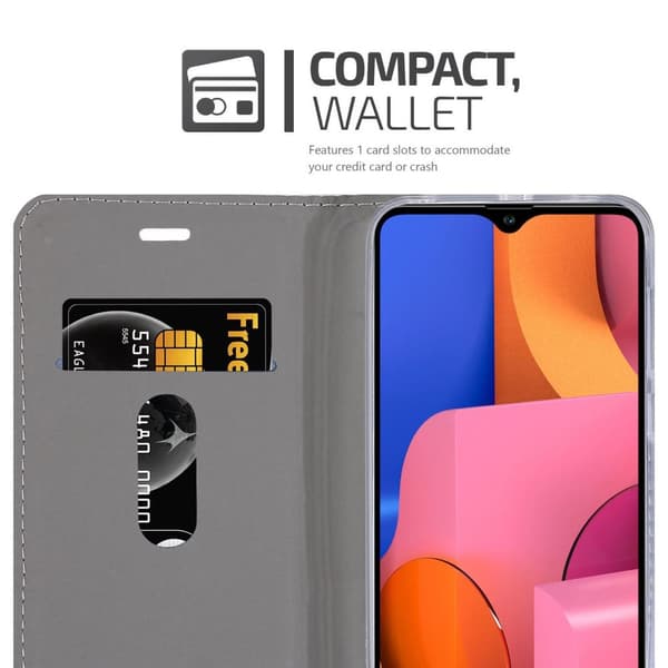 Samsung Galaxy A20 / A30 / M10s Suojakotelo Suojakuori Lompakkokotelo Matkapuhelinkotelo jossa magneettisuljenta, jalusta-toiminto ja korttitasku