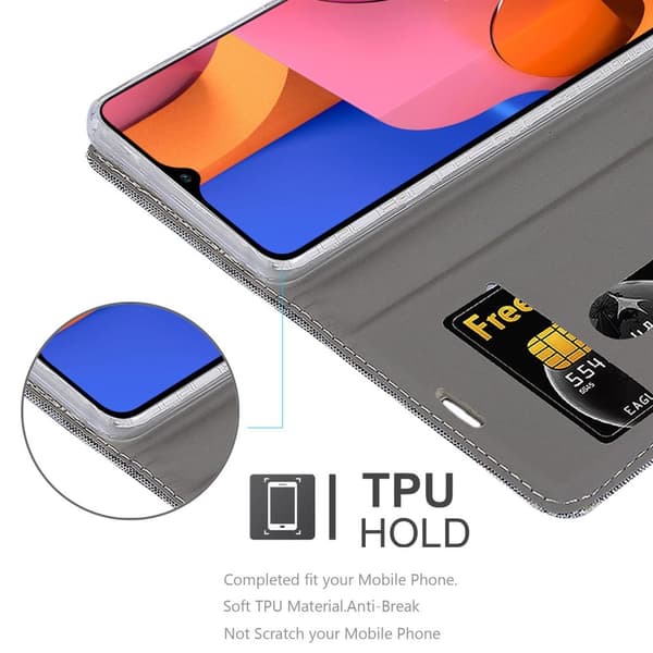 Samsung Galaxy A20 / A30 / M10s Suojakotelo Suojakuori Lompakkokotelo Matkapuhelinkotelo jossa magneettisuljenta, jalusta-toiminto ja korttitasku