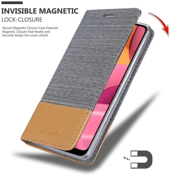 Deksel til Samsung Galaxy A20 / A30 / M10s Lommebokdeksel med magnetisk lukking, stativfunksjon og kortlomme