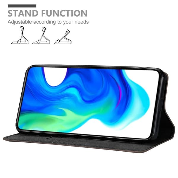 Lommebokdeksel til Xiaomi POCO F2 PRO Deksel med magnetisk lukking, stativfunksjon og kortlomme