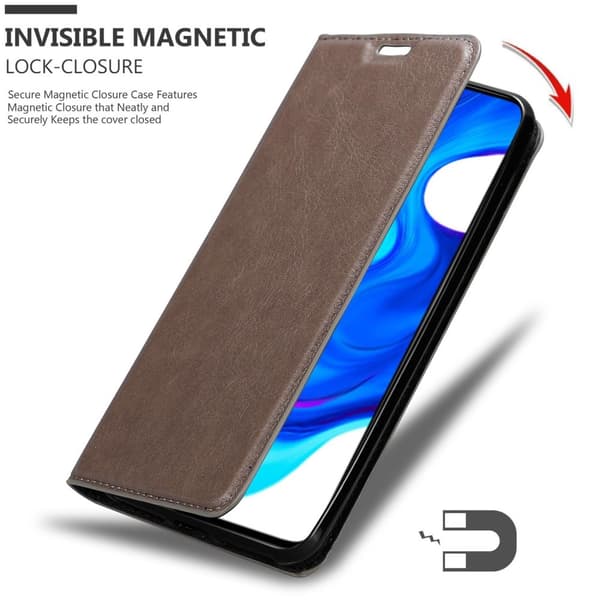 Lommebokdeksel til Xiaomi POCO F2 PRO Deksel med magnetisk lukking, stativfunksjon og kortlomme